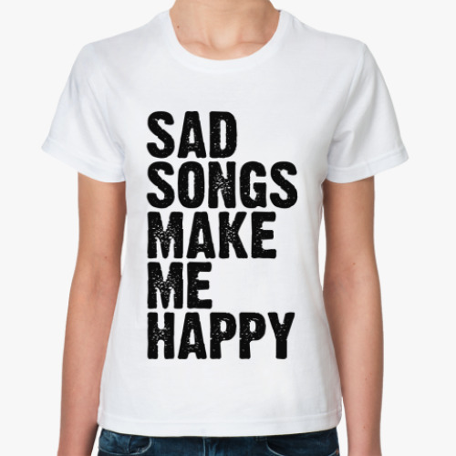Классическая футболка  SAD SONGS