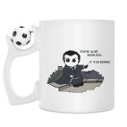 Кружка с футбольным мячиком