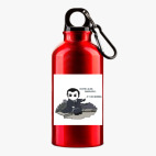 Металлическая бутылка 400 мл UV-DTF