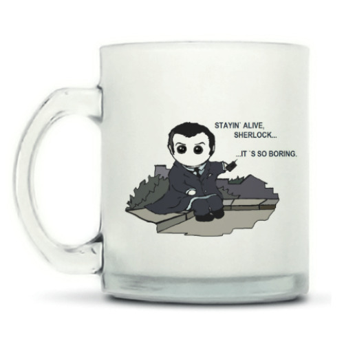 Кружка матовая Sherlock