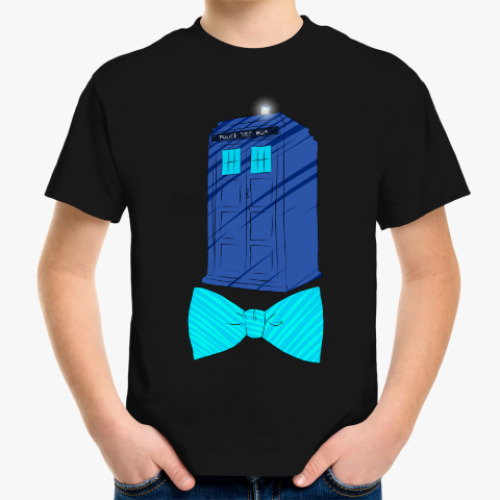 Детская футболка с принтом Тардис