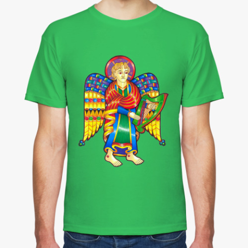 Футболка с принтом Кельтский ангел