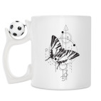 Кружка с футбольным мячиком