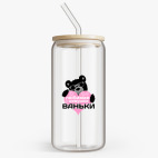 Банка с бамбуковой крышкой