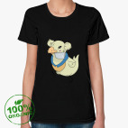 Женская футболка органик