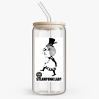 Банка с бамбуковой крышкой