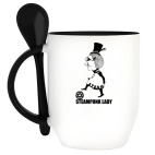 Кружка с ложкой