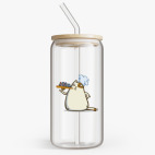 Банка с бамбуковой крышкой