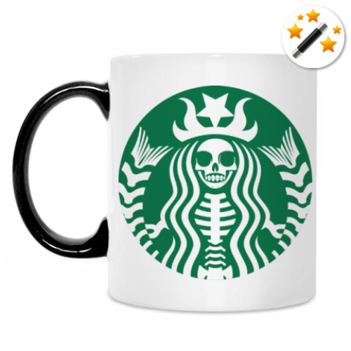 Кружка-хамелеон с принтом STARBUCKS