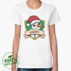 Женская футболка органик