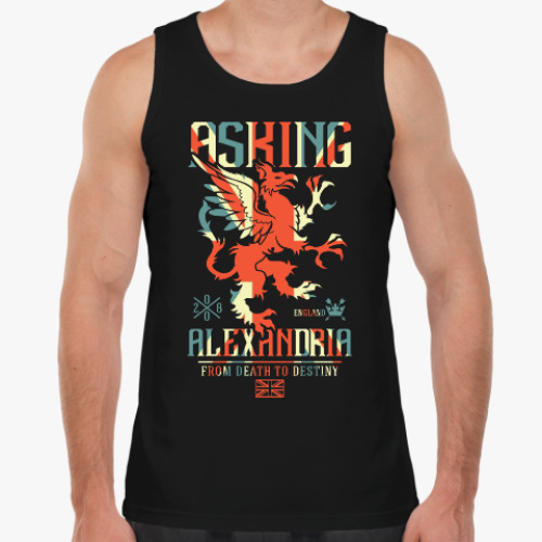 Майка с принтом Asking Alexandria