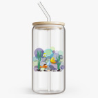 Банка с бамбуковой крышкой