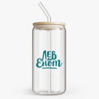 Банка с бамбуковой крышкой