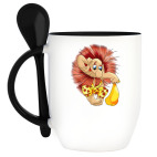 Кружка с ложкой