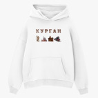 Толстовка худи оверсайз