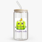 Банка с бамбуковой крышкой