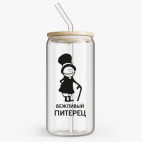 Банка с бамбуковой крышкой