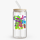 Банка с бамбуковой крышкой