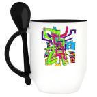 Кружка с ложкой