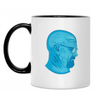 Кружка двухцветная