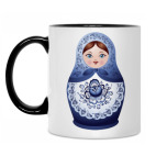 Кружка двухцветная