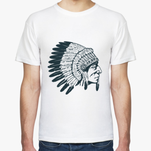 Футболка с принтом Вождь