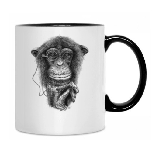 Кружка с принтом Monkey
