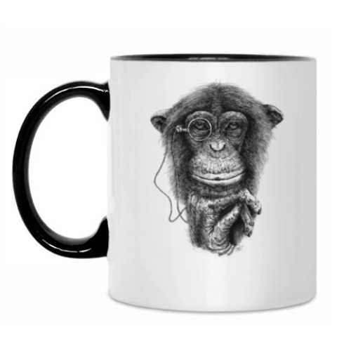 Кружка с принтом Monkey