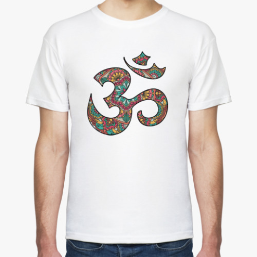 Футболка с принтом ОМ