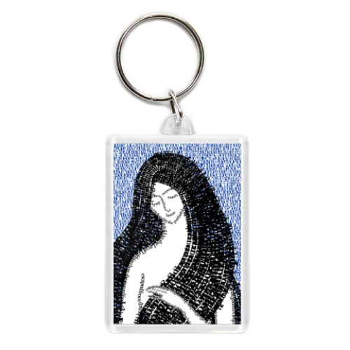 Брелок с принтом  Волосы