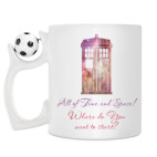 Кружка с футбольным мячиком