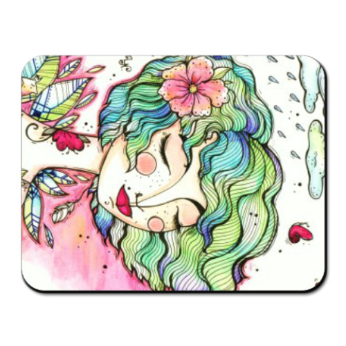 Коврик для мыши с принтом Весна