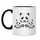 Кружка двухцветная