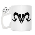 Кружка с футбольным мячиком