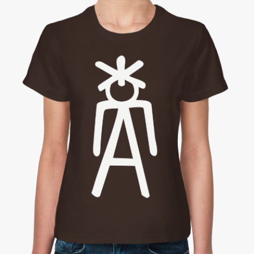 Женская футболка Логотип конкурса 'АПОЖ'