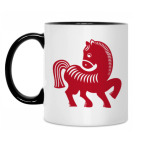 Кружка двухцветная