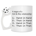 Кружка с футбольным мячиком