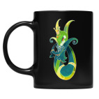 Кружка цветная UV-DTF