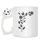 Кружка с футбольным мячиком