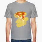 Классическая футболка &#039;Pizza&#039;