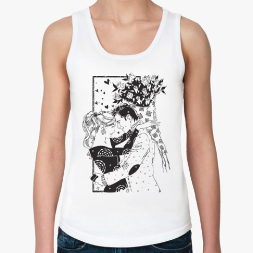 Женская майка с принтом Любовь