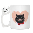 Кружка с футбольным мячиком