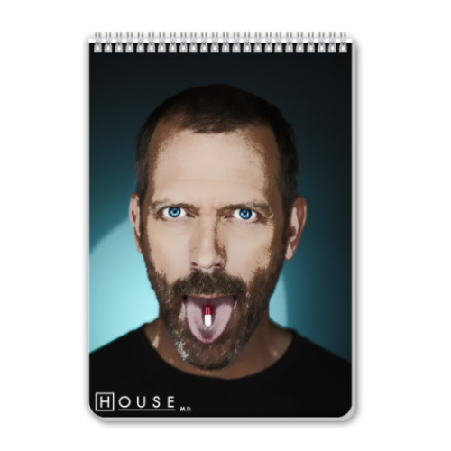 Блокнот с принтом HOUSE