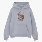 Толстовка худи оверсайз