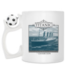 Кружка с футбольным мячиком