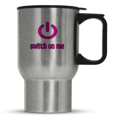 Кружка-термос с принтом Switch on me