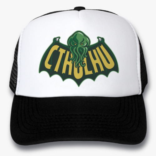 Кепка-тракер с принтом Ктулху