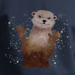 Выдра и брызги