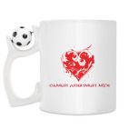 Кружка с футбольным мячиком