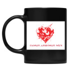 Кружка цветная UV-DTF